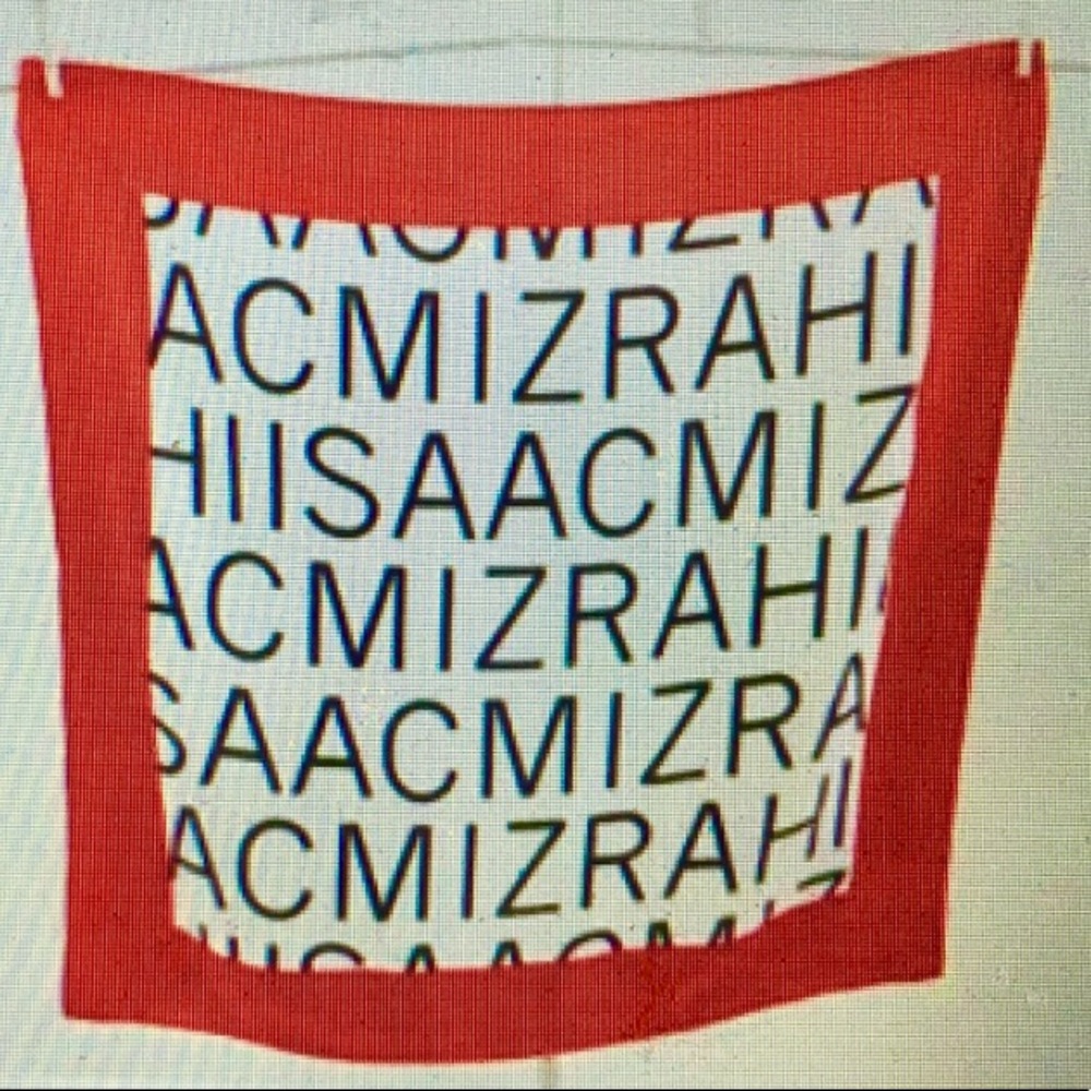 Isaac Mizrahi Premier Long Geo-Silk Scarf🧣 🧣